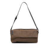 Canvas Flap Shoulder Bag